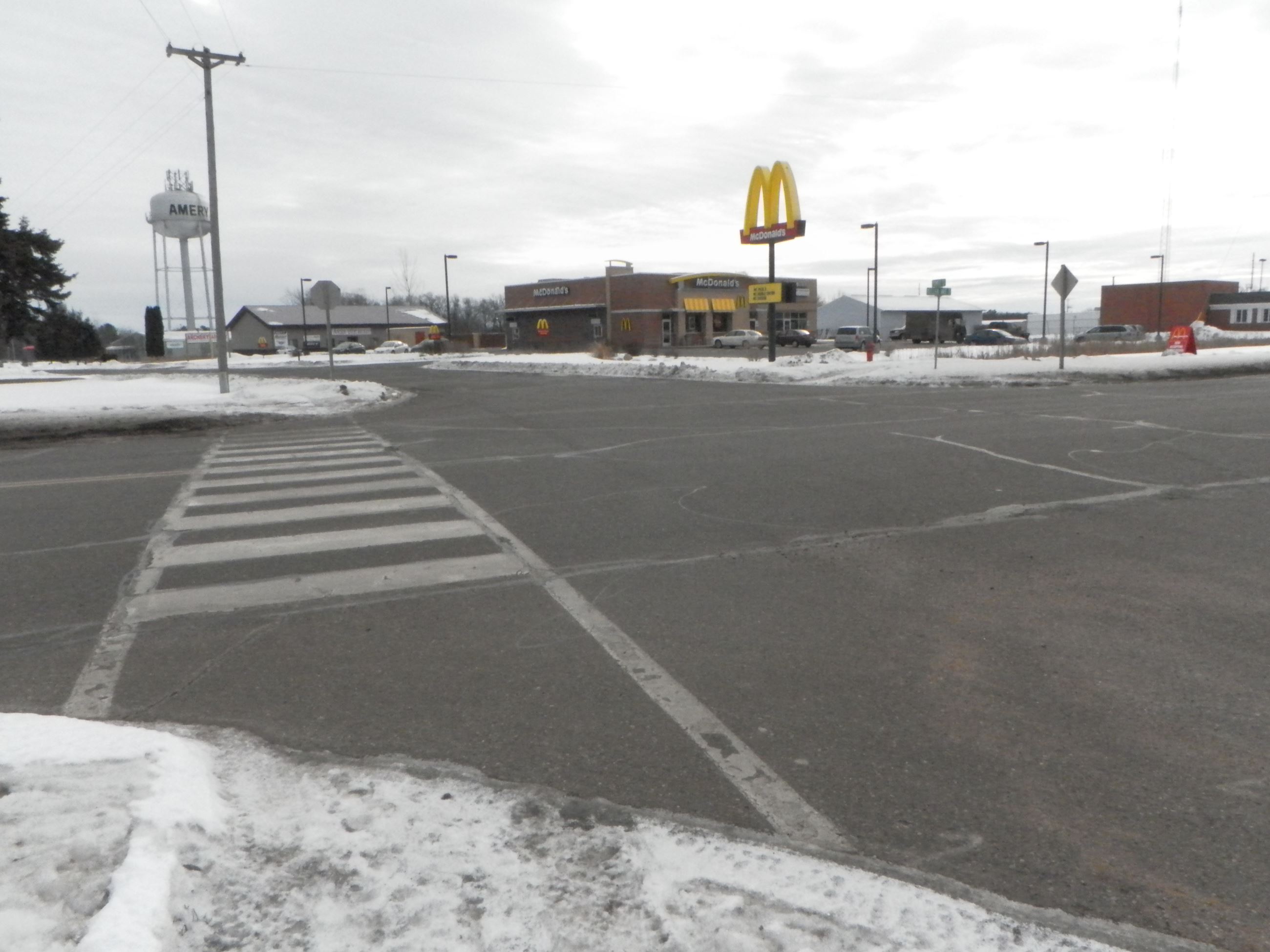 Power Street Pedestrian Crossing, Speed Limit 45 M